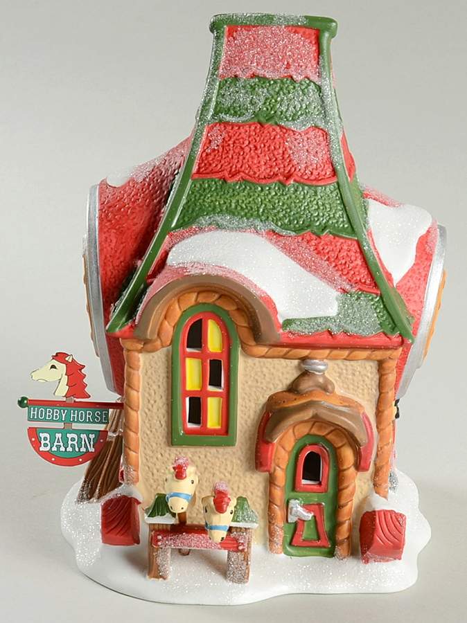 North Pole Village North Pole Hobby Horse Barn - Boxed by Department 56-1