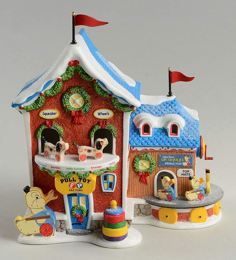 North Pole Village Fisher Price Pull Toy Factory - Boxed by Department 56-1