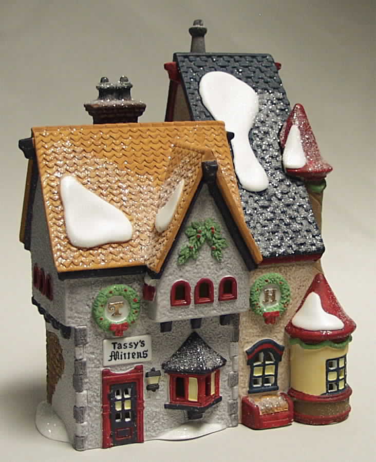 North Pole Village Tassy's Mittens & Hassel's Woolies - Boxed by Department 56-1