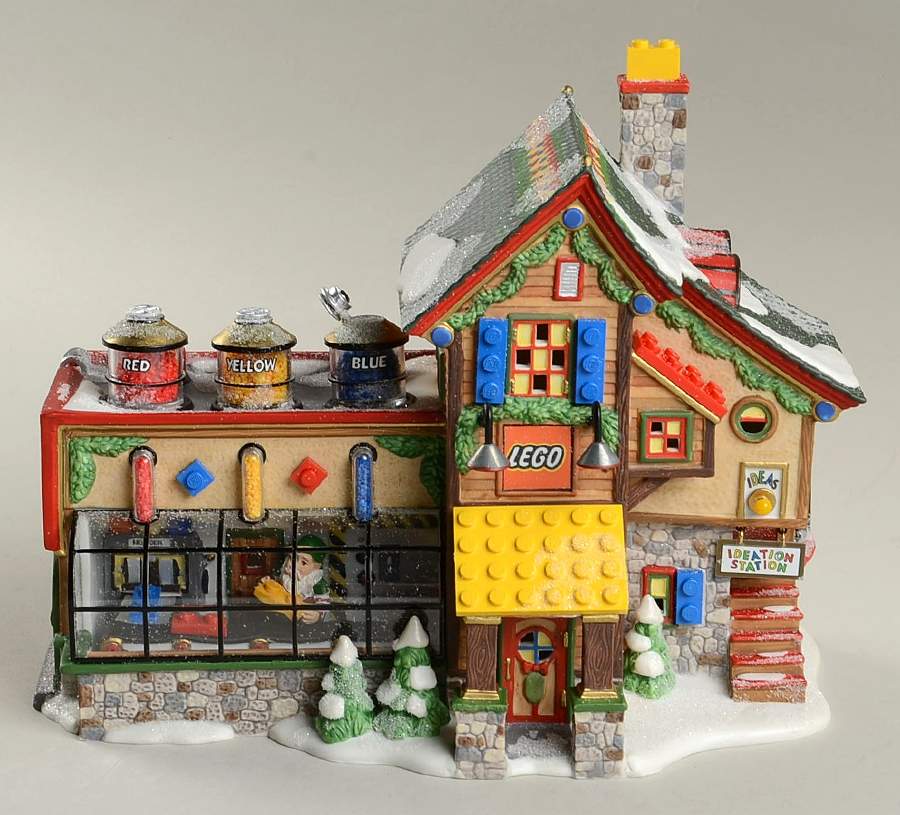 North Pole Village Lego Building Creation Station - No Box by Department 56-1