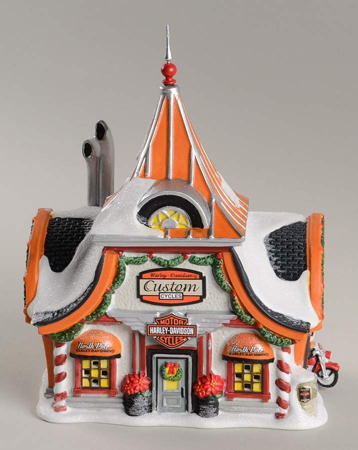 North Pole Village North Pole Harley Davidson - Boxed by Department 56-1