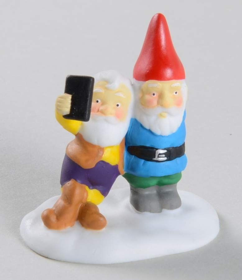 North Pole Village Selfie #Happy Gnome - Boxed by Department 56-1
