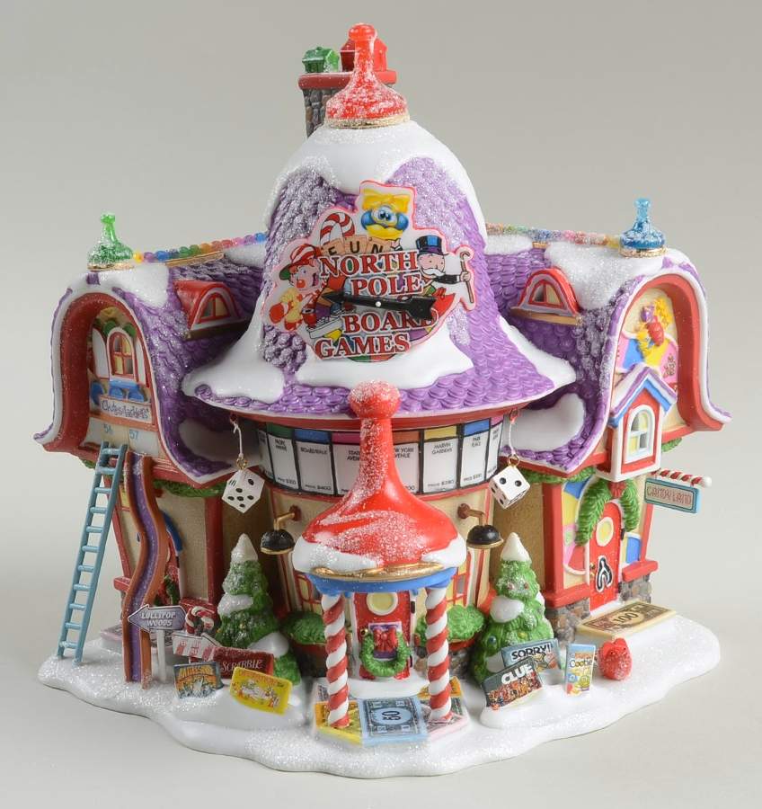 North Pole Village North Pole Board Games Factory - No Box by Department 56-1
