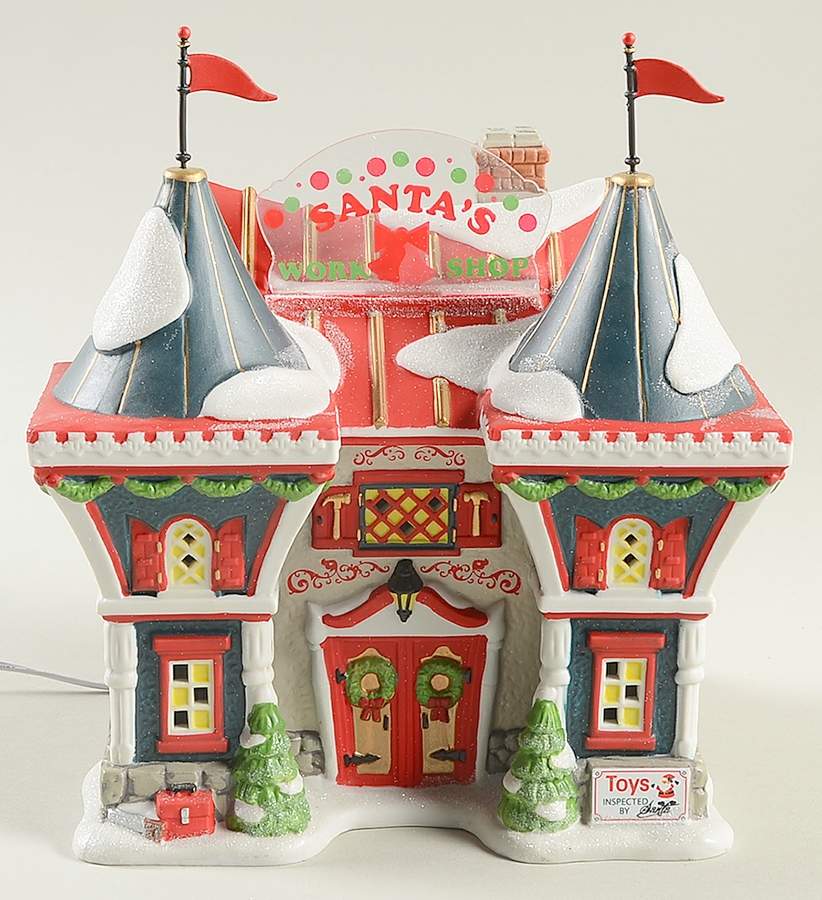 North Pole Village Santa's North Pole Workshop - 539 With Box by Department 56-1