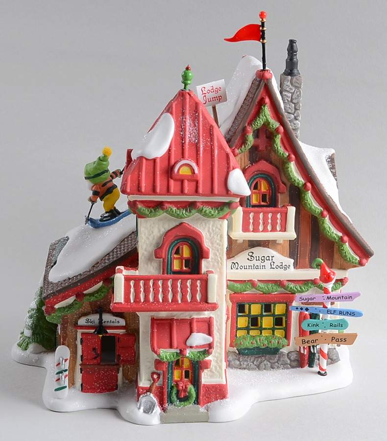 North Pole Village Sugar Mountain Lodge - Bx537 by Department 56-1