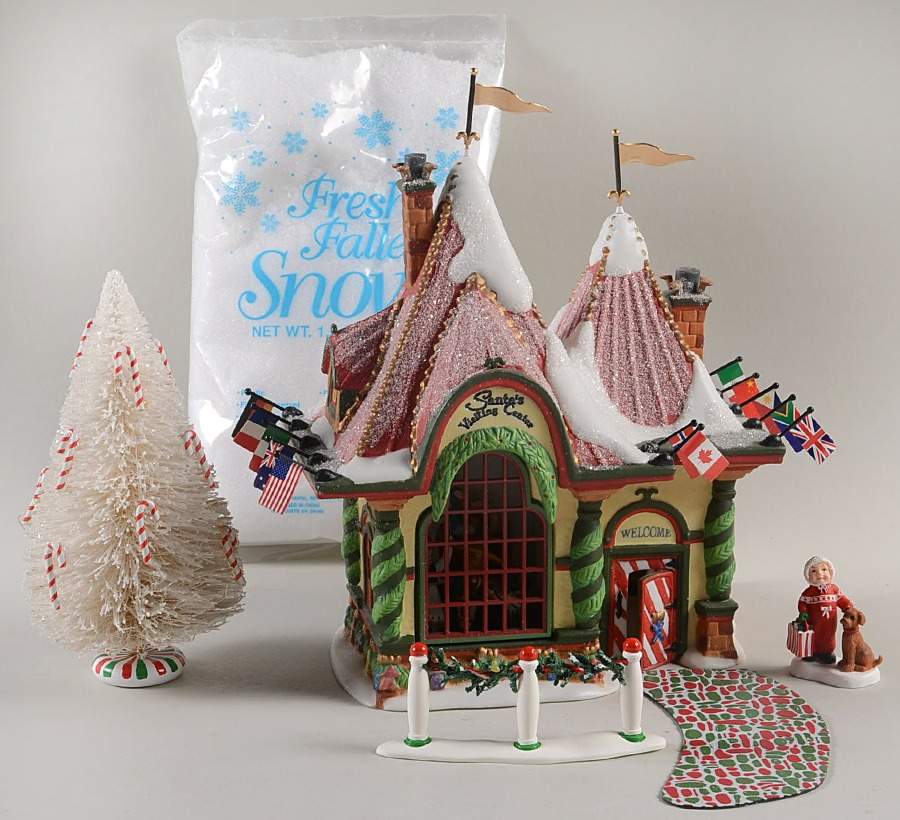 North Pole Village Santa's Visiting Center-Set Of 6 - Boxed by Department 56-1