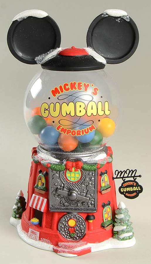 North Pole Village Mickey's Gumball Emporium - Boxed by Department 56-1
