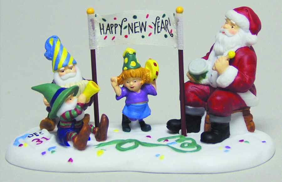 North Pole Village New Year's At The North Pole - Boxed by Department 56-1