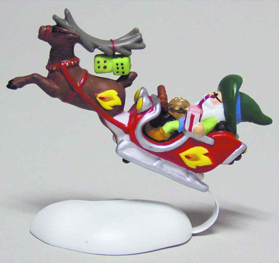 North Pole Village Fly Through Elf - Boxed by Department 56-1