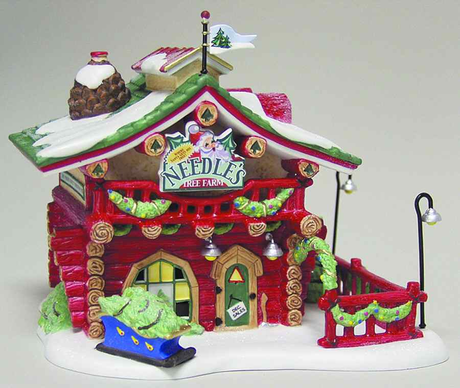 North Pole Village Needle's Tree Farm - Boxed by Department 56-1