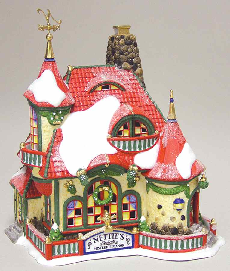 North Pole Village Nettie's Mistletoe Manor - Boxed by Department 56-1