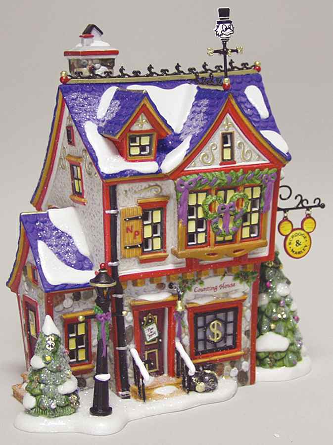 North Pole Village Scrooge McDuck & Marley's Counting House - Boxed by Department 56-1