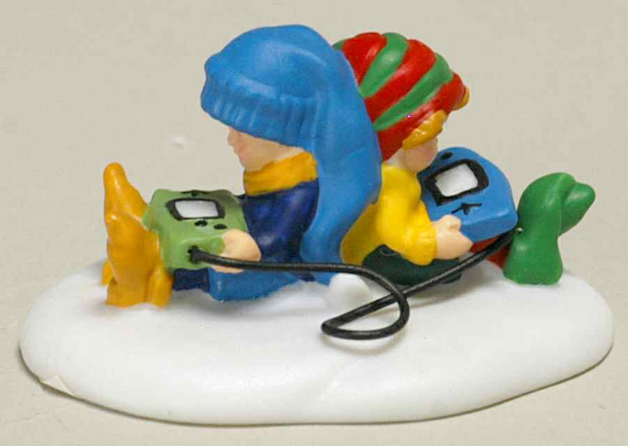 North Pole Village Testing Video Games Is The Perfect Job - Boxed by Department 56-1