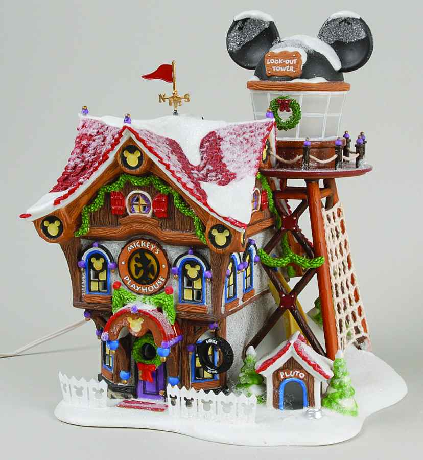 North Pole Village Mickey's North Pole Holiday House - Boxed by Department 56-1
