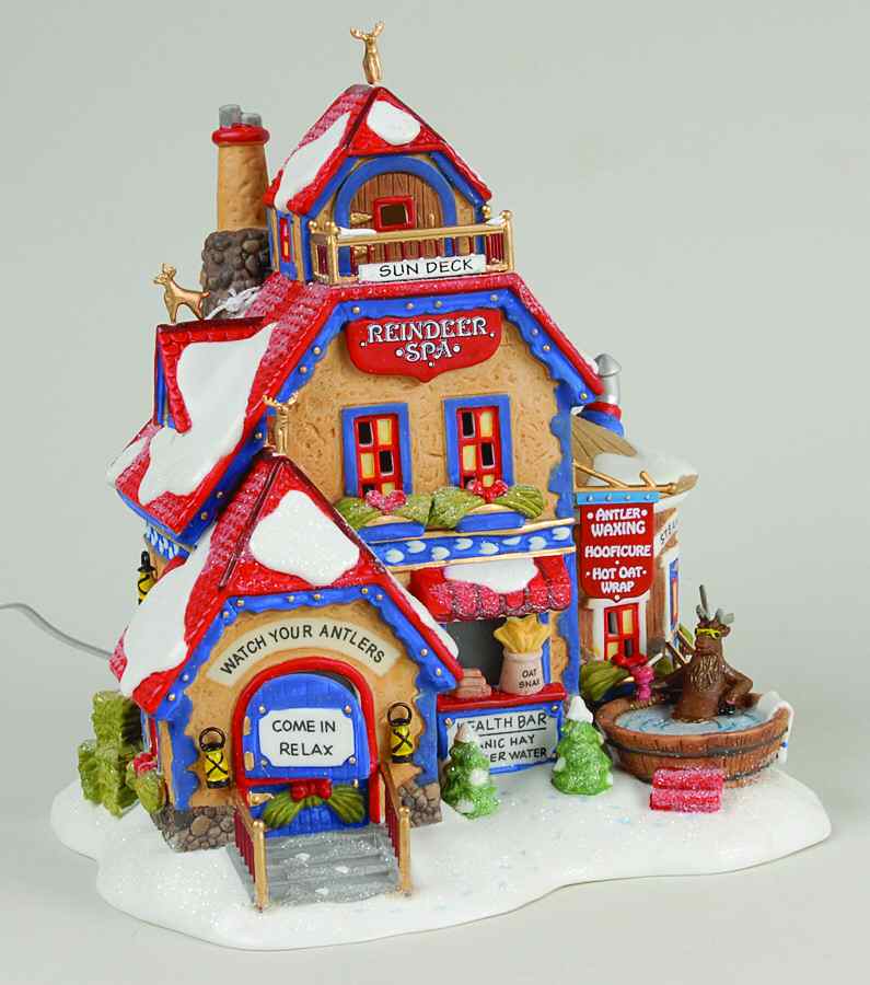 North Pole Village Reindeer Spa - No Box by Department 56-1