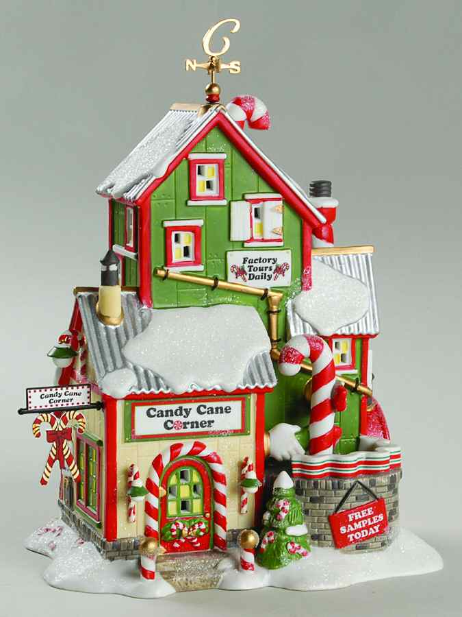 North Pole Village Candy Cane Corner - Boxed by Department 56-1