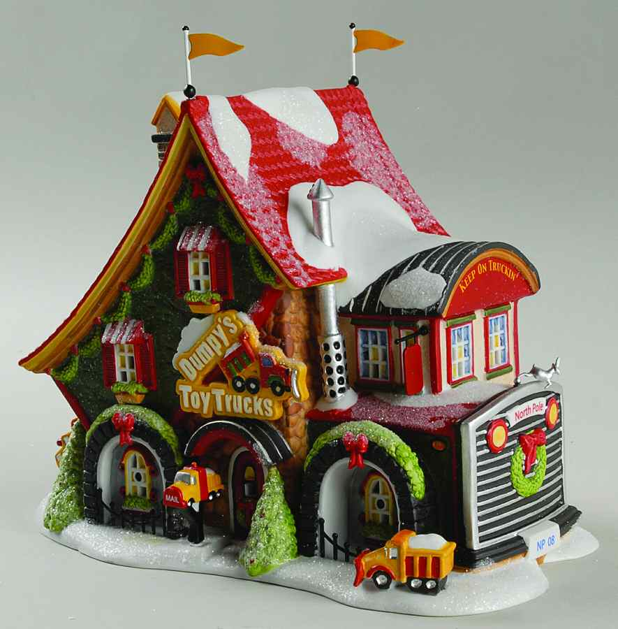 North Pole Village Dumpy's Toy Trucks - Boxed by Department 56-1