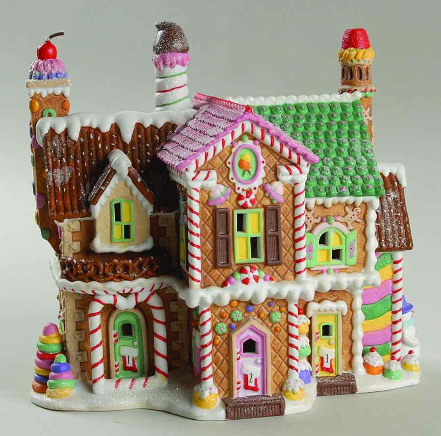 North Pole Village Sugar Hill Row Houses - Boxed by Department 56-1