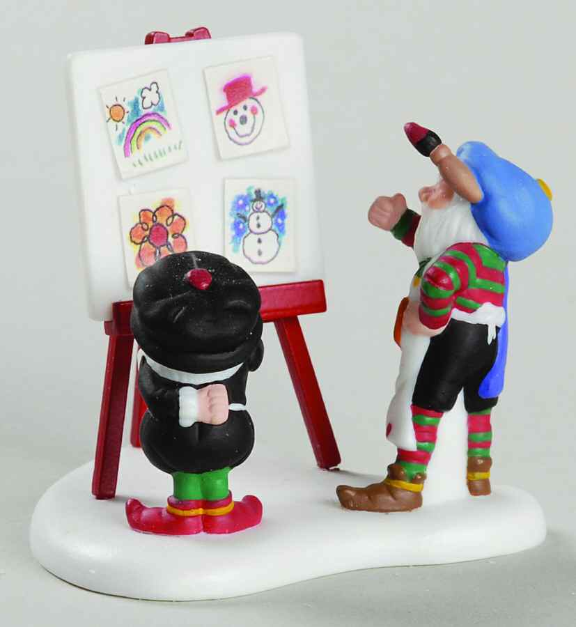 North Pole Village Leonardo & Vincent - Boxed by Department 56-1