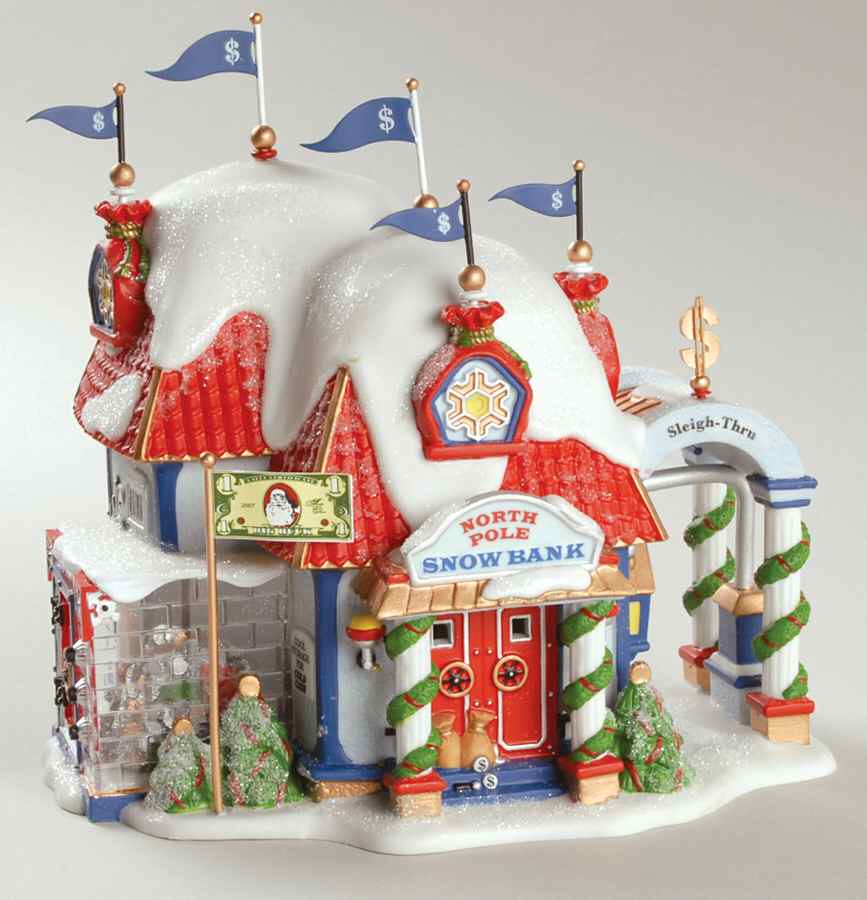 North Pole Village North Pole Snow Bank - No Box by Department 56-1