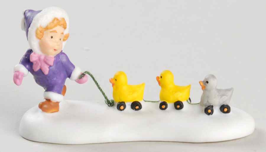 North Pole Village Duck, Duck, Gray Duck - Boxed by Department 56-1