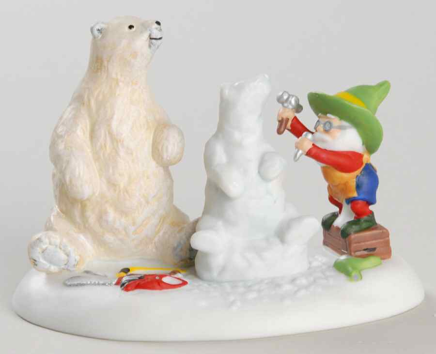 North Pole Village Polar Carving - With Box by Department 56-1