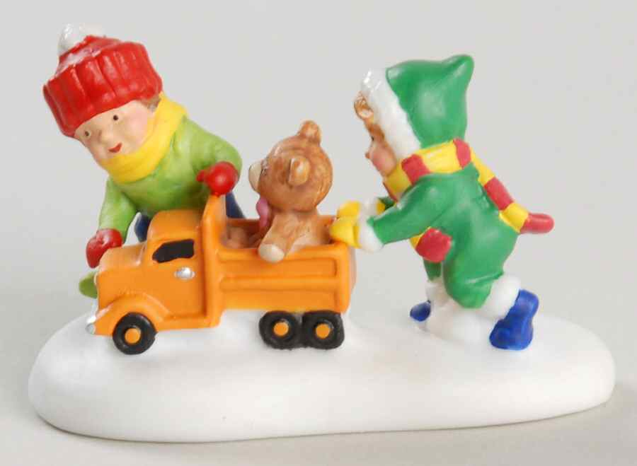 North Pole Village Teddy Bear's Truck Ride - With Box by Department 56-1