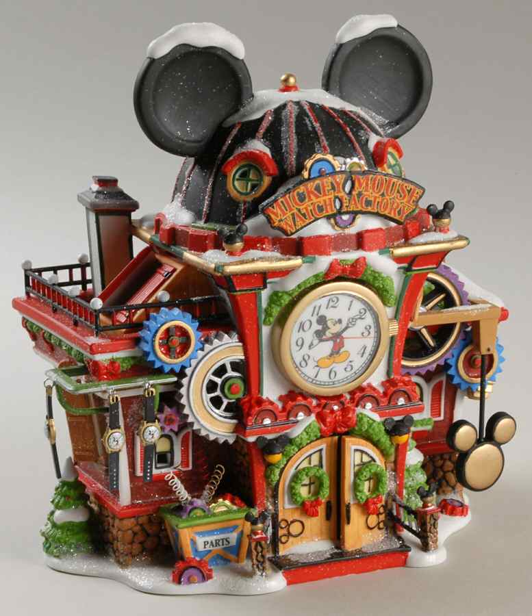 North Pole Village Mickey Mouse Watch Factory - Boxed by Department 56-1