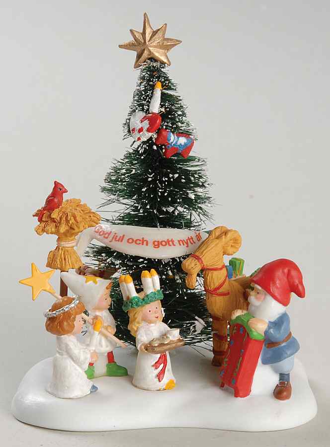 North Pole Village Christmas Around The World-Scandinavia - With Box Bx366 by Department 56-1