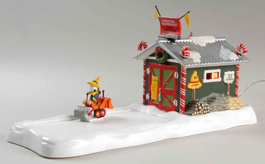 North Pole Village North Pole Maintenance - With Box Bx358 by Department 56-1