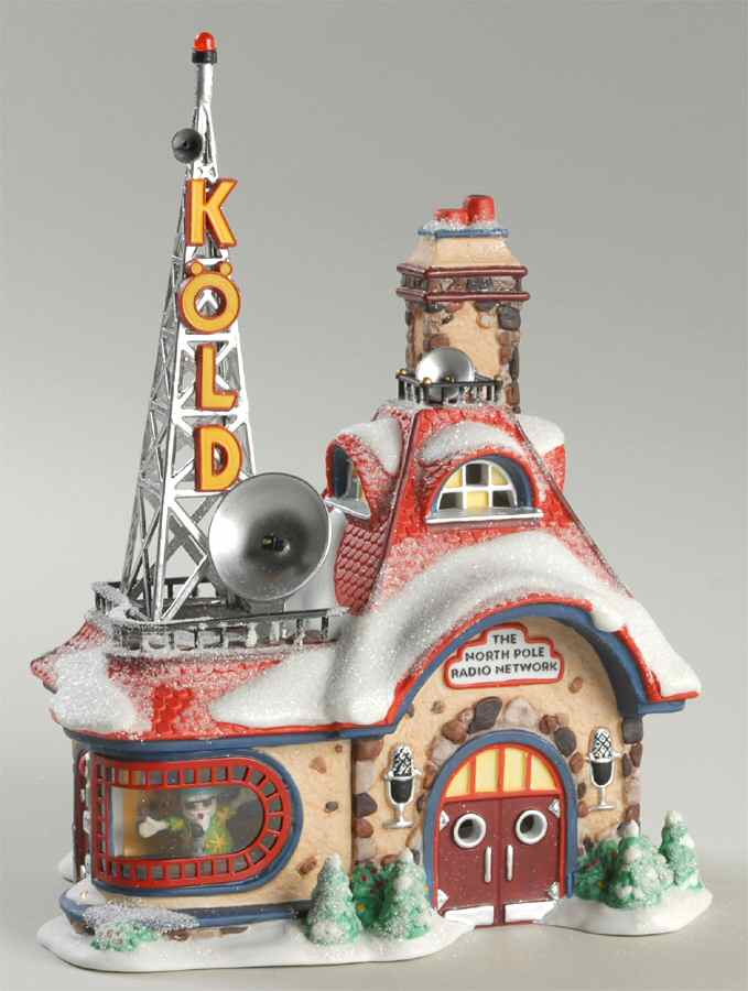 North Pole Village Kold Radio - Boxed by Department 56-1