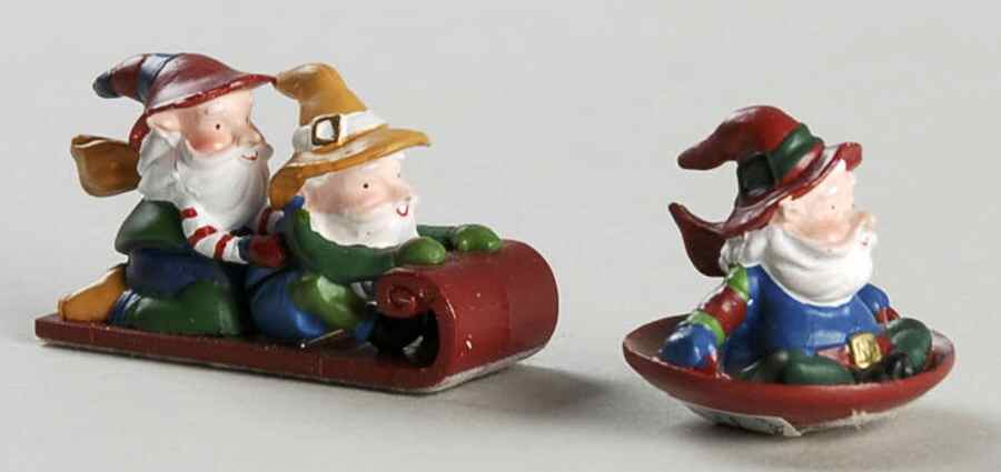 North Pole Village Downhill Elves - Boxed by Department 56-1