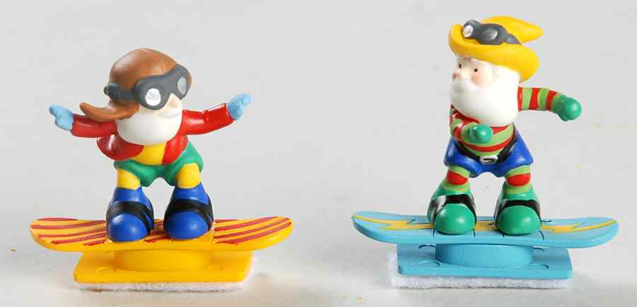 North Pole Village Snowboard Elves-Set Of 2 - Boxed by Department 56-1