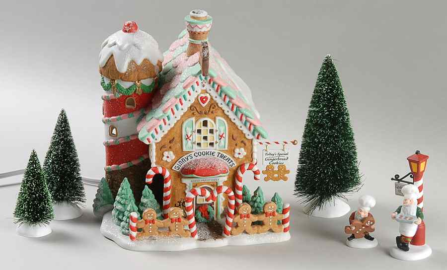 North Pole Village Ginny's Cookie Treats Early Release - With Box by Department 56-1