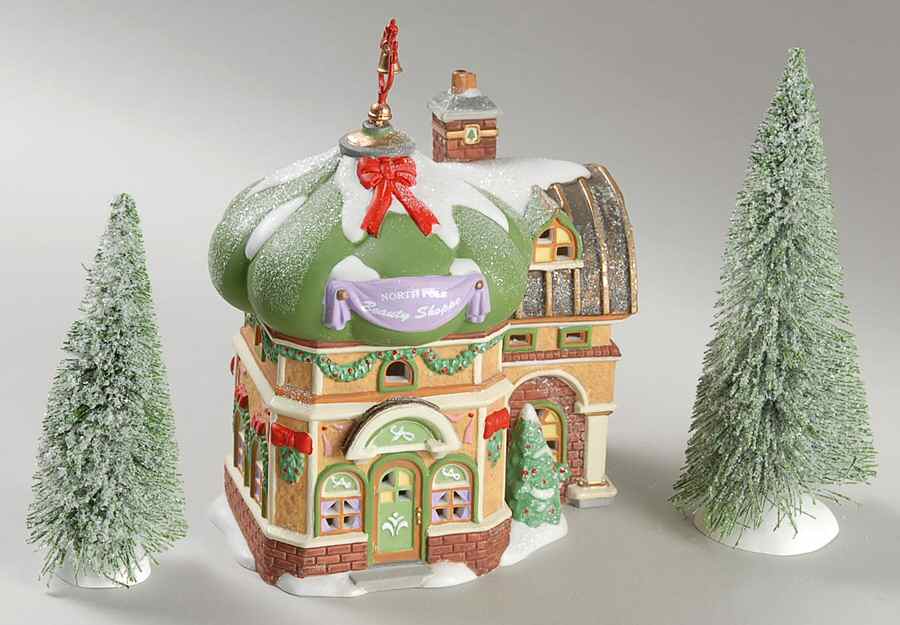 North Pole Village North Pole Beauty Shoppe - Boxed by Department 56-1