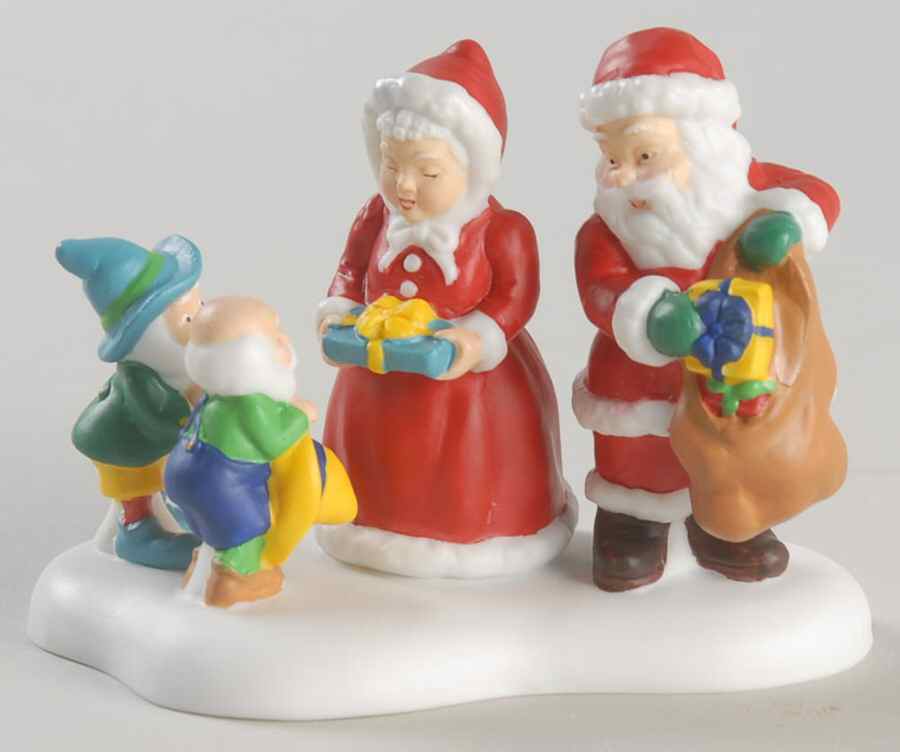 North Pole Village Gifts From Santa & Mrs Claus - Boxed by Department 56-1