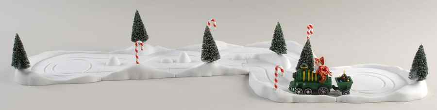 North Pole Village Animated Train W/ Track - Boxed by Department 56-1