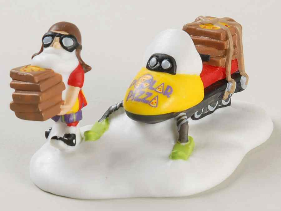 North Pole Village Polar Pizza, Never Cold - Boxed by Department 56-1