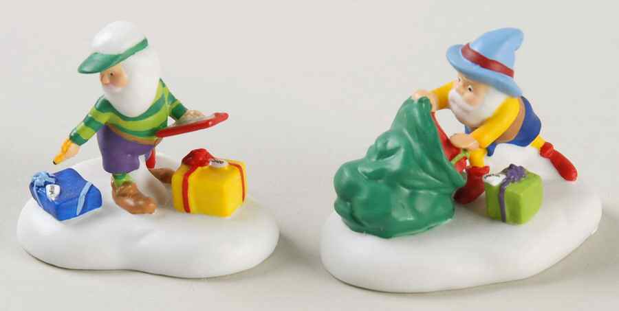North Pole Village Packing The Gifts-Set Of 2 - Boxed by Department 56-1
