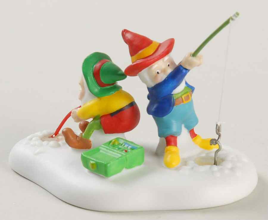 North Pole Village Hooked A Big One - Boxed by Department 56-1