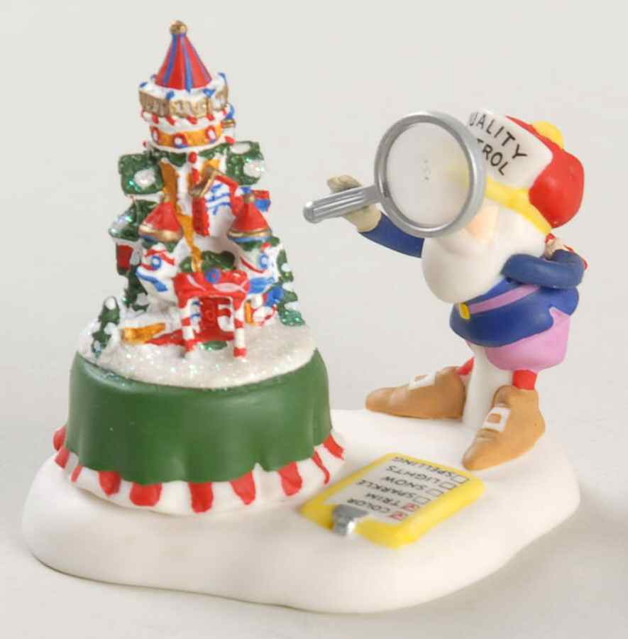 North Pole Village Making Each House, Checking It Twice - With Box Bx355 by Department 56-1