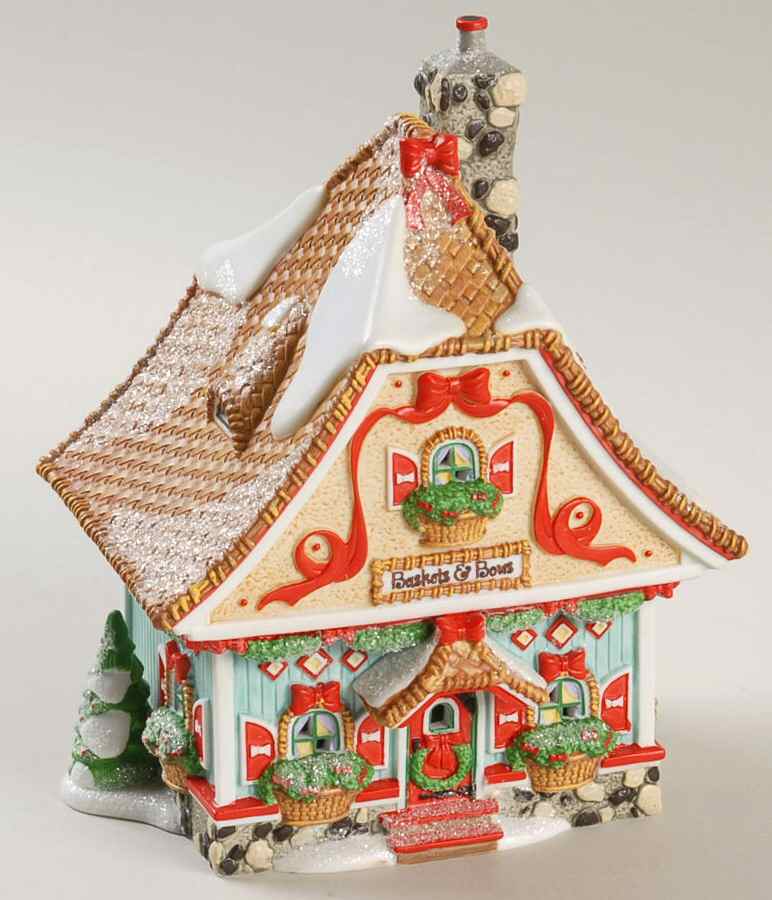North Pole Village Baskets And Bows - Boxed by Department 56-1