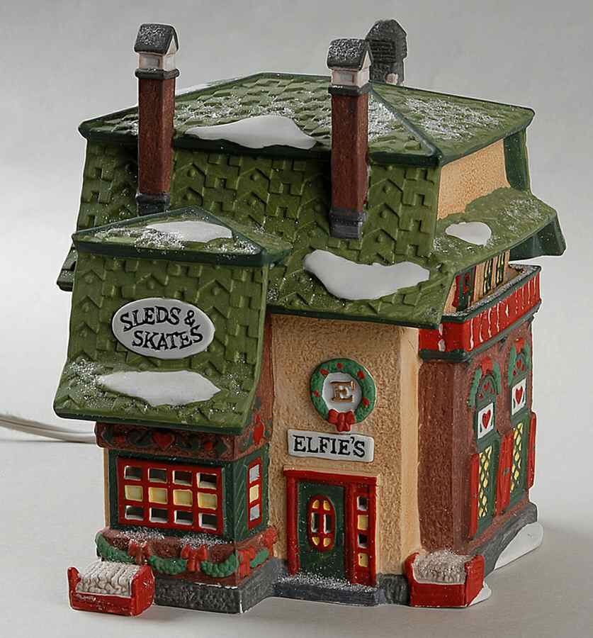 North Pole Village Elfie's Sleds And Skates - Boxed by Department 56-1