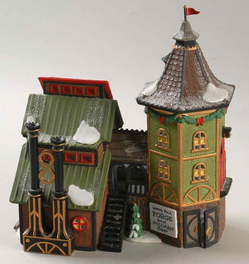 North Pole Village Elfin Forge & Assembly Shop - Boxed by Department 56-1