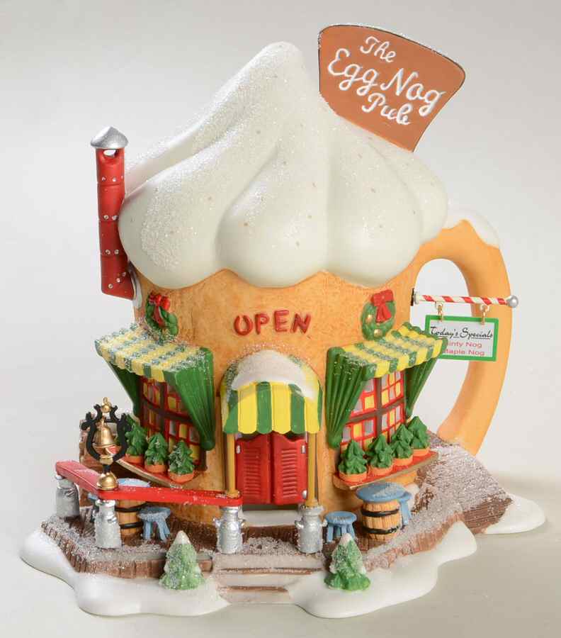 North Pole Village The Egg Nog Pub - Wtih Box by Department 56-1