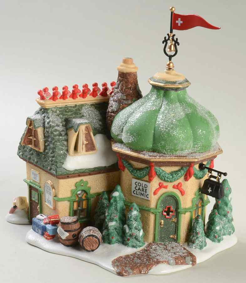 North Pole Village Cold Care Clinic - Boxed by Department 56-1