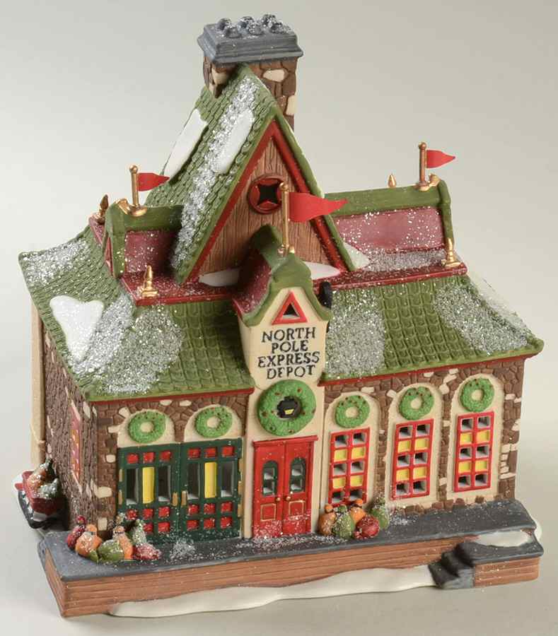 North Pole Village North Pole Express Depot - Boxed by Department 56-1