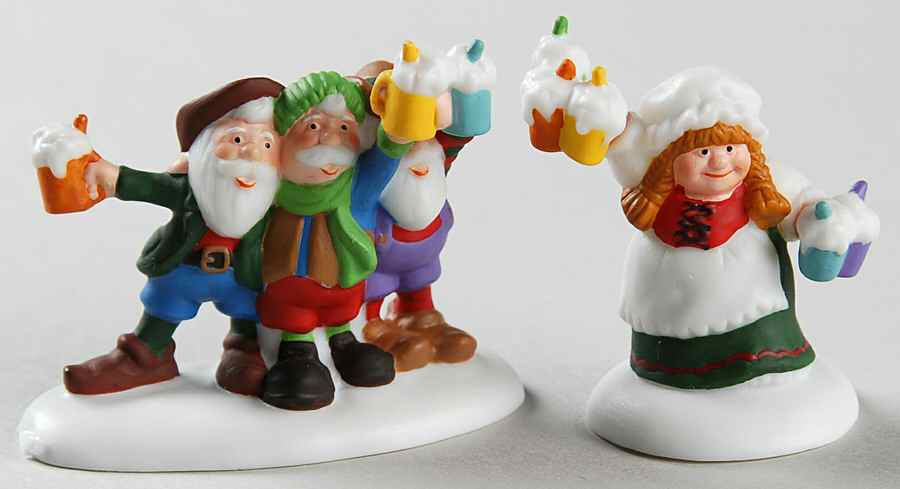 North Pole Village An Irish Cheer For Santa - With Box Bx342 by Department 56-1