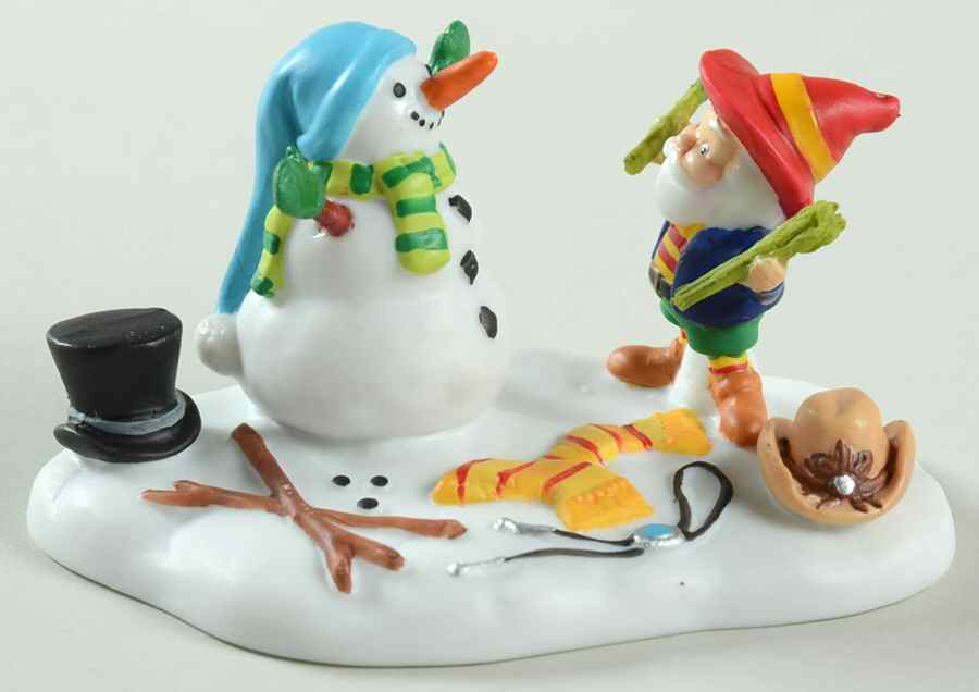 North Pole Village Best Dressed Snowman - With Box Bx383 by Department 56-1