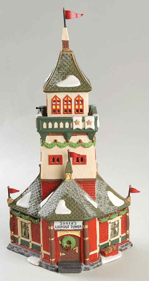 North Pole Village Santa's Lookout Tower - Boxed by Department 56-1